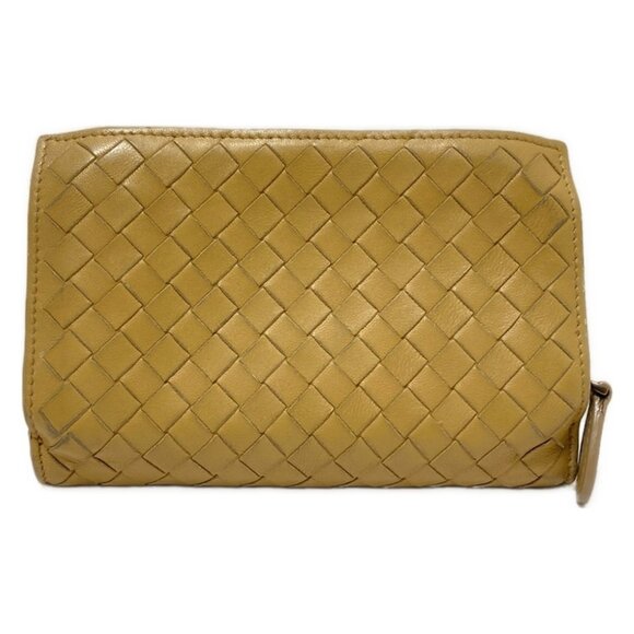 Auth BOTTEGA VENETA Intrecciato - Beige Leather B********* Bifold Wallet - Picture 3 of 11